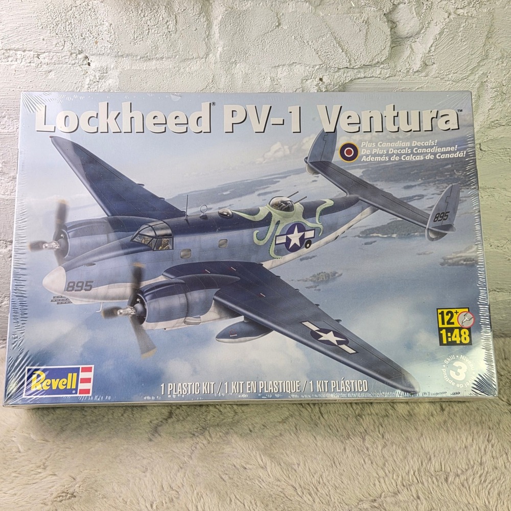 Revell Lockheed PV-1 Ventura 1:48 Scale Plastic Model Kit 85-5531 Skill Level 3